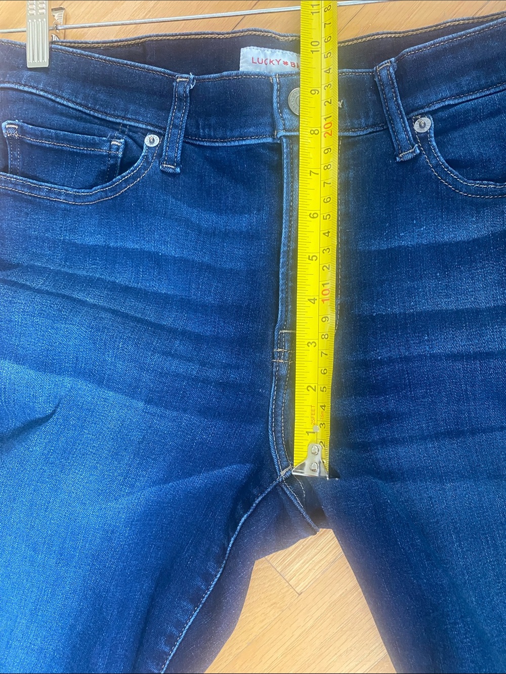 Lucky Brand Women's Sweet Mid-rise Dark Blue Straight leg Jeans - Picture 4 of 7